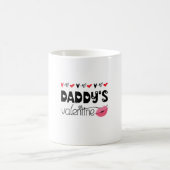 Couple Gift Daddy's Valentine Kaffeetasse (Mittel)