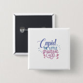 Couple Gift Der kleine Beste Gott Button (Vorne & Hinten)