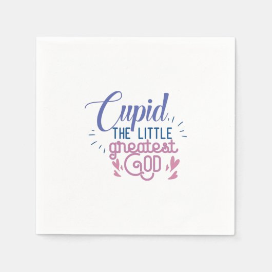 Couple Gift Der kleine Beste Gott Serviette (Vorderseite)