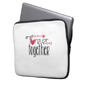 Couple Gift Forever Together Laptopschutzhülle (Vorderseite Links)