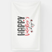 Couple Gift Happy Valentine Day Banner (Vertikal)