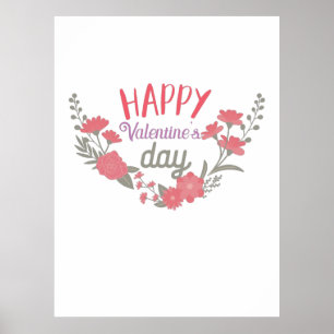 Couple Gift Happy Valentine's Day Poster