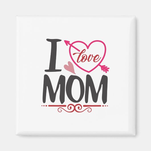 Couple Gift I Liebe Mama Magnet (Vorne)