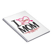 Couple Gift I Liebe Mama Notizblock (Rechte Seite)