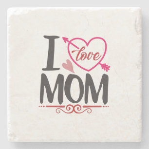 Couple Gift I Liebe Mama Steinuntersetzer
