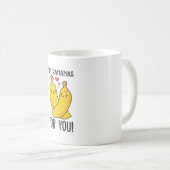 Couple Gift Ich bin Bananen für dich Kaffeetasse (VorderseiteRechts)