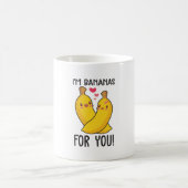 Couple Gift Ich bin Bananen für dich Kaffeetasse (Mittel)