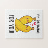 Couple Gift Ich bin Bananen für dich Puzzle (Horizontal)