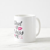Couple Gift Kiss Me Kaffeetasse (VorderseiteRechts)