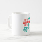 Couple Gift Liebe ist nett Kaffeetasse (Vorderseite Links)