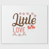 Couple Gift Little Liebe Geschenkpapier (Flach)