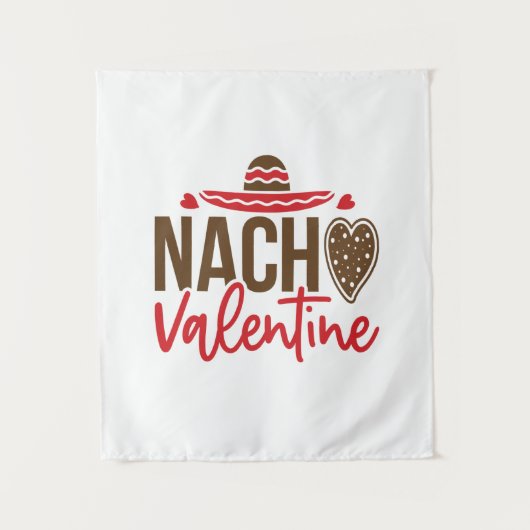 Couple Gift Nacho Valentine Wandteppich (Vorderseite)