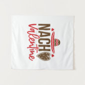 Couple Gift Nacho Valentine Wandteppich (Vorderseite (Horizontal))