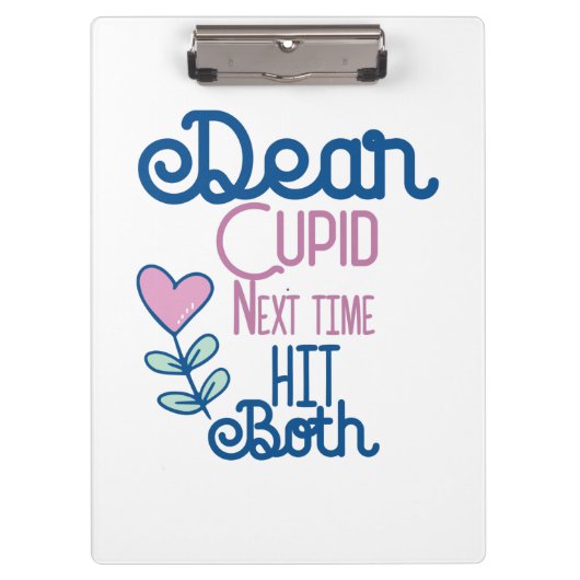 Couple Gift nächstes Mal treffen beide Klemmbrett (Vorderseite)