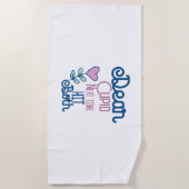 Couple Gift nächstes Mal treffen beide Strandtuch (Vorderseite)