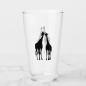 Couple Giraffe Glass Glas (Vorderseite)