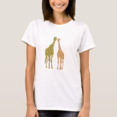 Couple Giraffe T - Shirt (Vorderseite)