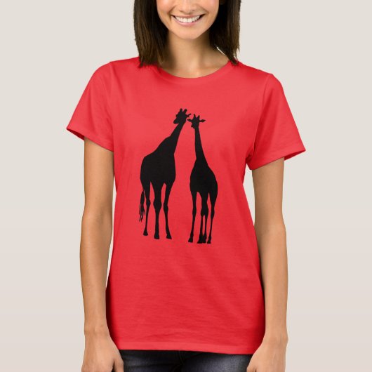 Couple Giraffe T - Shirt (Vorderseite)