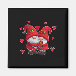 Couple Gnomes Valentine's Day Hearts Kostüm Gnome Magnet