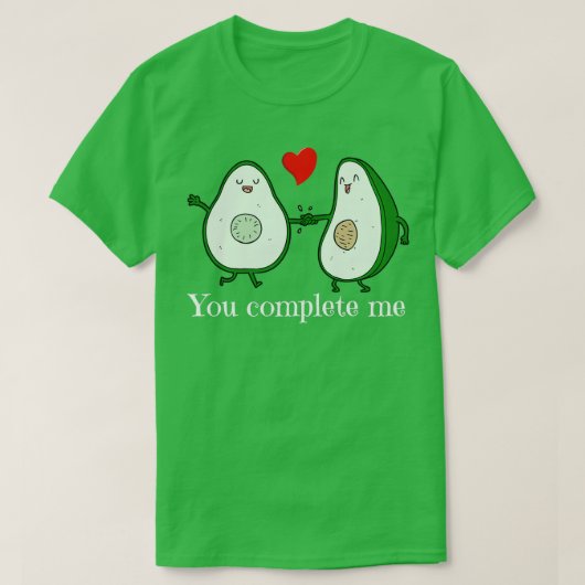 Couple Goavocado-Redewendungen T-Shirt (Design vorne)