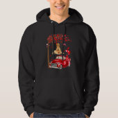 Couple Golden Retriever Valentine Tree - Hearts Tr Hoodie (Vorderseite)