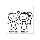 Couple Gummistempel (Prägung)