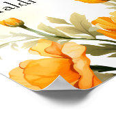 Couple haldi Willkommensschild Maiyan signatur Poster (Ecke)