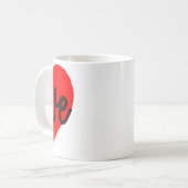 Couple Half Heart Love Valentines Day Women Men A Kaffeetasse (Vorderseite Links)