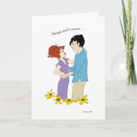 Couple Happy Anniversary Card Karte (Vorderseite)