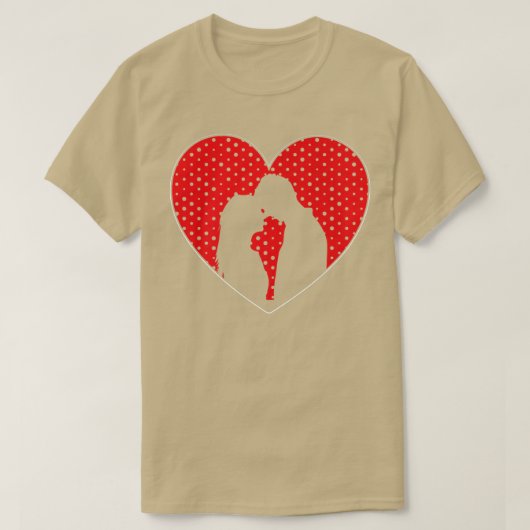 Couple Happy Valentine's Day Heartform Loving Par T-Shirt (Design vorne)