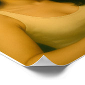 Couple Having Coffee Poster (Ecke)