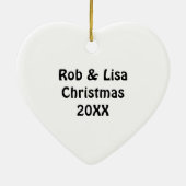 Couple Holding Hands in den 1950er Jahren zu Weihn Keramik Ornament (Hinten)