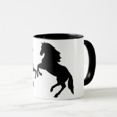 Couple Horse Tasse (VorderseiteRechts)