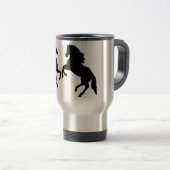 Couple Horse Travel Mugs Reisebecher (VorderseiteRechts)