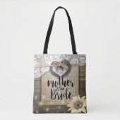 Couple Horseshoe Heart Wedding Mother of the Bride Tasche (Vorderseite)