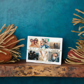 Couple I LIEBE YOU 6 Foto Collage Gold Fotoplatte (Seite)