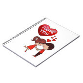 couple image in love! notizblock (Linke Seite)