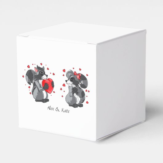 Couple in Liebe Wedding Hershey's Miniaturen Geschenkschachtel (Vorderseite)