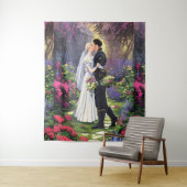 Couple in The Park-56476 Wandteppich (Beispiel)