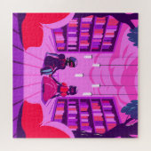 Couple in Uniforms by a House Puzzle (Horizontal)