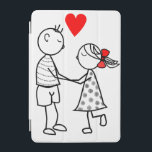 Couple iPad Cover Geschenk<br><div class="desc">Niedliche iPad Luftabdeckungen - Malerei durch MIGNED</div>