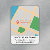 Couple Jubiläum Keepake, wo es alles begann Karte Magnet