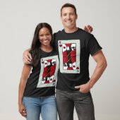 Couple King of Heart Card Valentines Pair T-Shirt (Unisex)