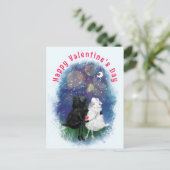 Couple Lamb Liebe Valentine's Day Card - Funny Postkarte (Stehend Vorderseite)