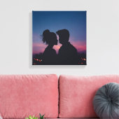 Couple Leinwanddruck (Insitu (Wohnzimmer))