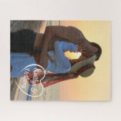 Couple Liebe Foto Personalisiert Puzzle (Horizontal)