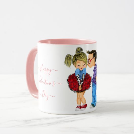 Couple Liebe Valentine's Day Tasse Geschenk - I Li (Vorderseite Links)