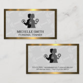 Couple Lifting | Dumbell Muster Visitenkarte (Vorne/Hinten)