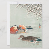 Couple Mandarin Duck Design | Ideales Geschenk (Vorderseite)
