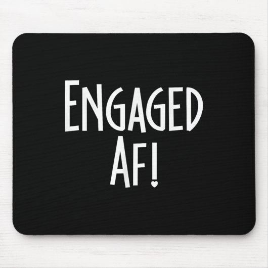 Couple Matching Engagement Party Boyfriend Girlfri Mousepad (Vorne)